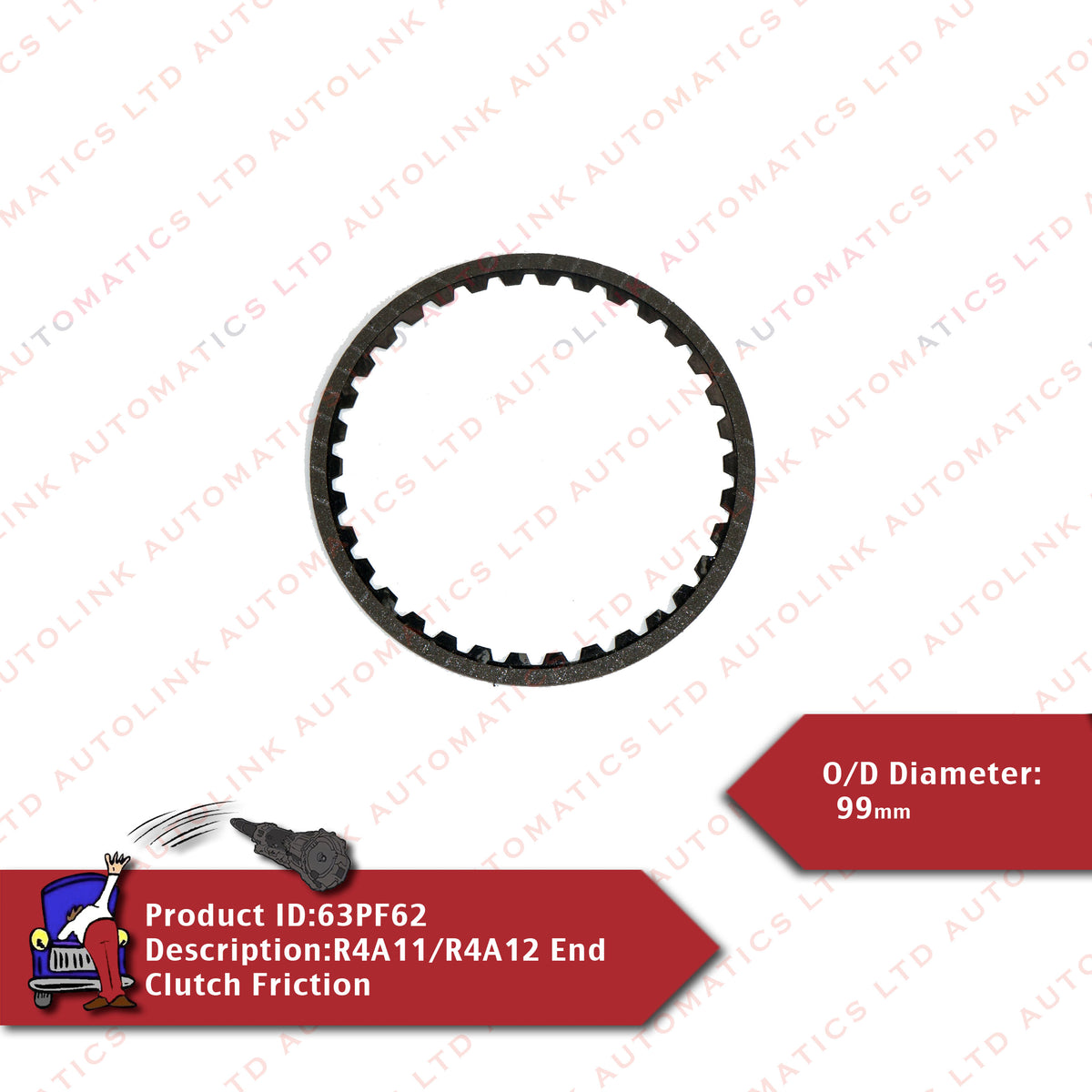 R4A11/R4A12 End Clutch Friction